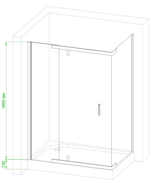 Душевой уголок Royal Bath HPV RB9120HPV-C 120x90см белый