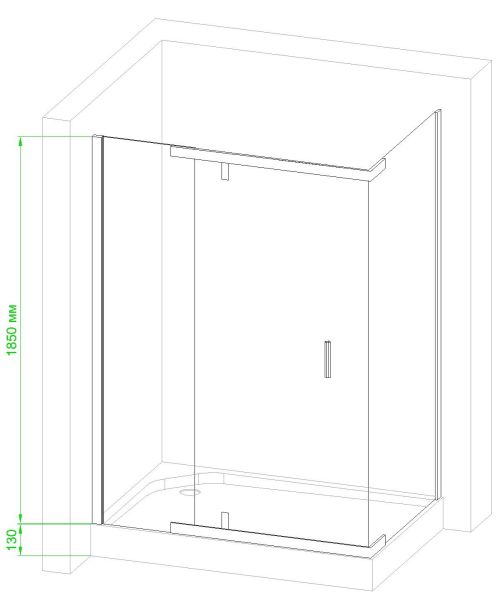 Душевой уголок Royal Bath HPV RB90HPV-T-BL 90x90см чёрный Душевой уголок Royal Bath HPV RB90HPV-T-BL 90x90см чёрный