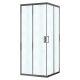Душевой уголок Azario Paris AZ-R06-100-MGR-CHC 100x100 см профиль графит матовый стекло шиншилла
