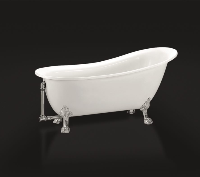 Акриловая ванна BelBagno отдельностоящая, белая BB06-1550