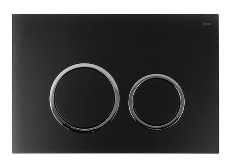 Клавиша смыва IDDIS Unifix UNI03BCi77 чёрный матовый