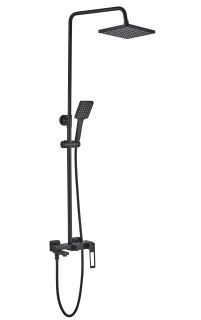 Душевая стойка Haiba HB24817-7 чёрный матовый Душевая стойка Haiba HB24817-7 чёрный матовый
