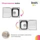 Кухонная мойка IDDIS Strit STR78SDi77S с сифоном 78см сталь