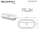 Раковина Whitecross Malachite F 0726.070035.200 70см белый матовый