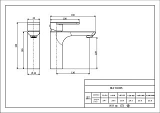 Смеситель Orans  для раковины 1035KW0 Смеситель Orans  для раковины 1035KW0