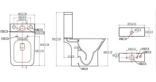 Унитаз-компакт Orans Ceramic 9905WM Унитаз-компакт Orans Ceramic 9905WM