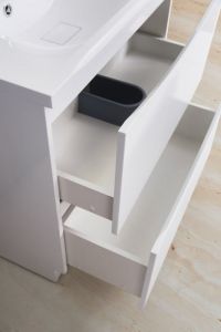 Тумба под раковину BelBagno напольная 90x85см Bianco Lucido MARINO-900-2C-PIA-BL-P