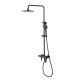 Душевая стойка Lemark Bronx LM3762BL чёрный
