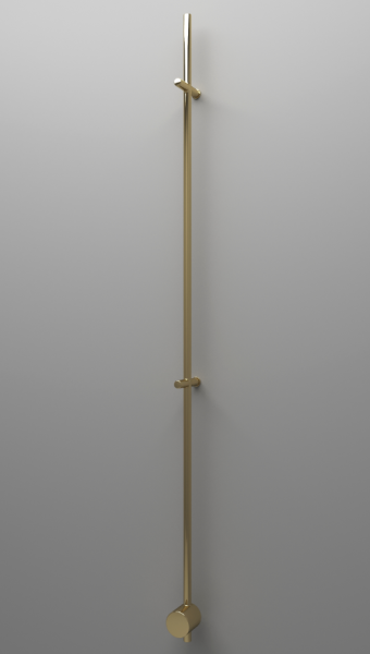 Электрический полотенцесушитель Broner Bruno BR.007.170.0000.SS.MSH 170 см с кнопкой шёлк шампань