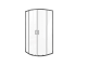 Душевой уголок Good Door Lite ЛТ00029 80x80 см профиль оружейная сталь матовая стекло прозрачное