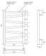 Полотенцесушитель электрический Point Феникс PN15158WE П7 50x80см левый/правый белый