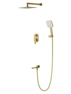 Душевой комплект Wonzon & Woghand Forza WW-939031-BG брашированное золото