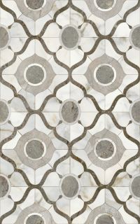 Плитка Kerama Marazzi MM6435 Декор Кантата 2 мозаичный микс глянцевый 25x40x0,8