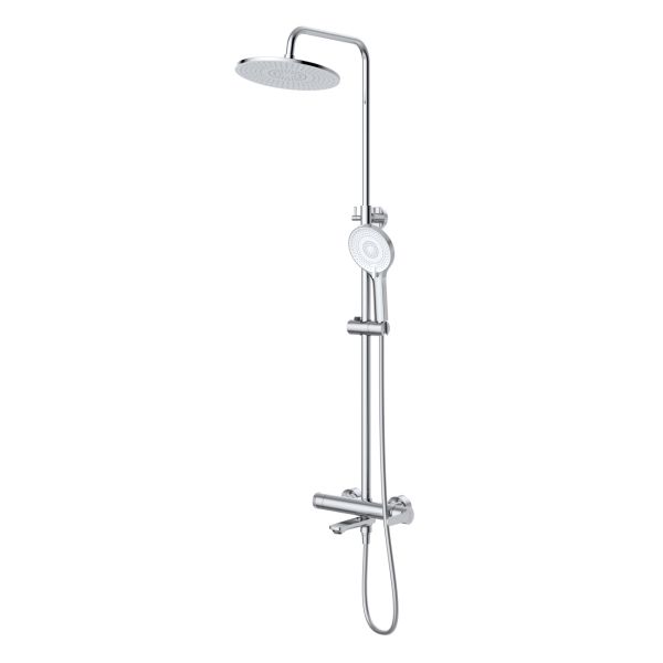 Комплект смесителей для ванной комнаты BelBagno LUX-CVD/LS-01 хром