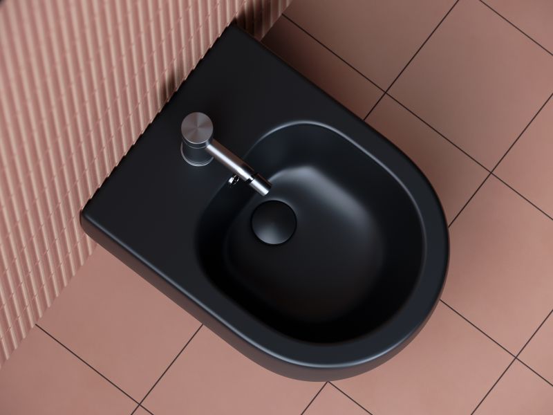 Биде подвесное Ceramica Nova Play CN3002MB чёрный матовый