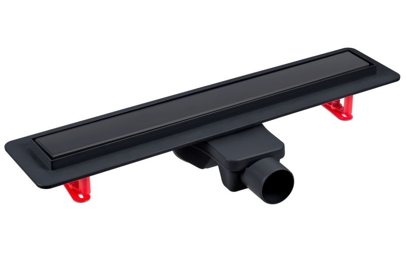 Душевой лоток Berges Optim Line Black 095505 50см чёрный матовый