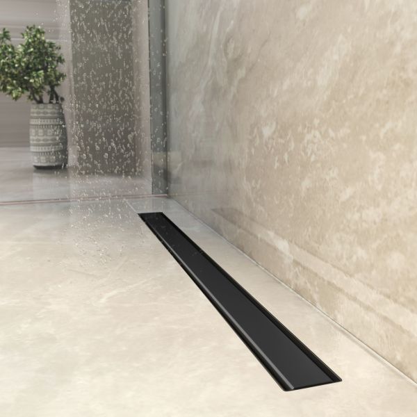 Душевой лоток Berges Optim Line Black 095505 50см чёрный матовый