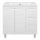 Напольная тумба под раковину Misty Оптима 90 см П-Опт-07090-011П3Я белый