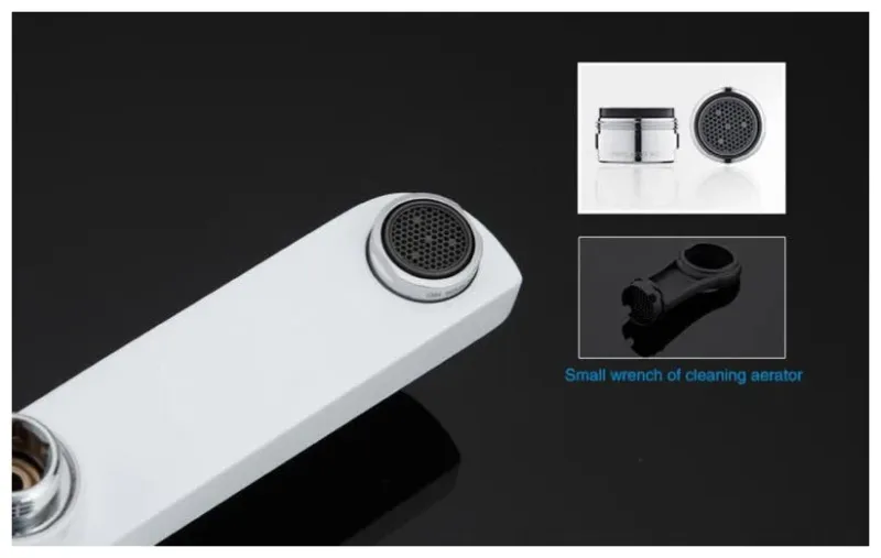 Смеситель для ванны Gappo G3248-8 белый/хром Смеситель для ванны Gappo G3248-8 белый/хром