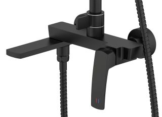 Душевая стойка Azario Conda AZ-K2411B чёрный матовый