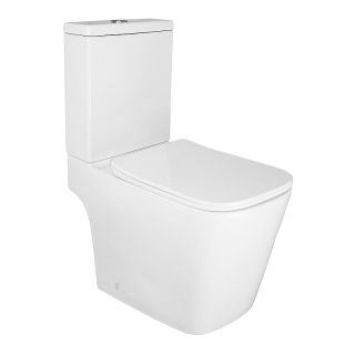 Унитаз-компакт Azario Ferra AZ-1015 безободковый белый