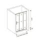 Душевое ограждение Good Door Orion WTW-140-G-CH 140*185 профиль хром, стекло grape