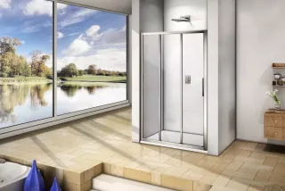 Душевое ограждение Good Door Orion WTW-110-C-CH 110*185 профиль хром, стекло прозрачное
