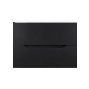 Orange Li-80Tub+Ra тумба подвесная c раковиной  B03-800w   , Line 80 черная.