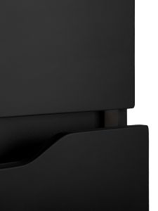 Orange Li-80Tub+Ra тумба подвесная c раковиной  B03-800w   , Line 80 черная.