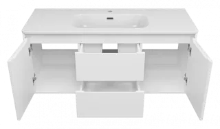 Подвесная тумба под раковину Brevita Wine 75 Win-09120-04-01-2Я белый