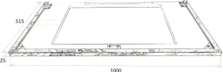 Подстолье Armadi Art 771-100-G  золото 100 см