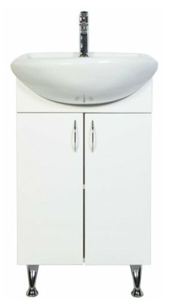 Тумба с раковиной Orange Роса LA-45TUW+RA белый