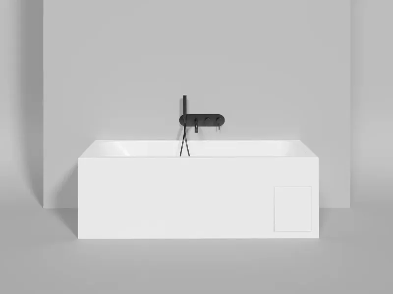Ванна из искусственного камня Salini Orlanda S-Sense 102015GRH 160x70см RAL снаружи