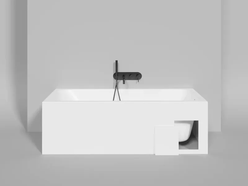 Ванна из искусственного камня Salini Orlanda S-Sense 102016MRF 170x80см RAL полностью