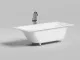 Ванна из искусственного камня Salini Orlanda S-Sense 102012GRH 180x80см RAL снаружи