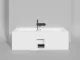 Ванна из искусственного камня Salini Orlanda Axis S-Sense 103212GRH 180x80см RAL снаружи
