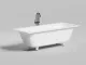 Ванна из искусственного камня Salini Orlanda Axis S-Sense 103211GRF 190x80см RAL полностью