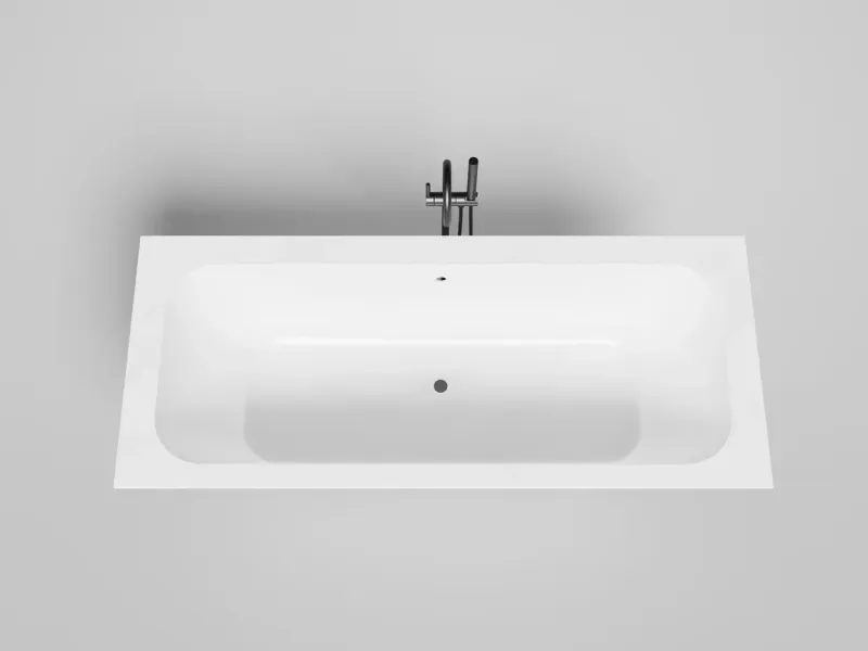 Ванна из искусственного камня Salini Orlanda Axis S-Sense 103211GRF 190x80см RAL полностью