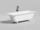 Ванна из искусственного камня Salini Orlanda Axis Kit S-Sense 103311MRF 190x80см RAL полностью