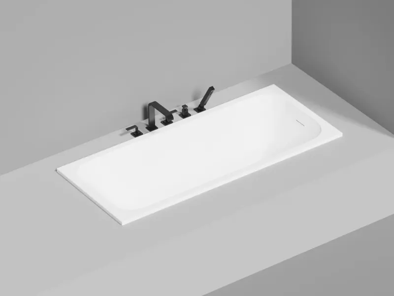 Ванна из искусственного камня Salini Orlanda Kit S-Sense 102115GRH 160x70см RAL снаружи