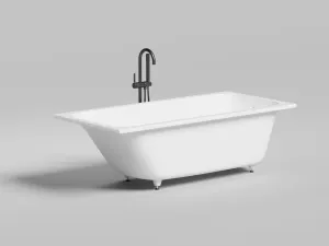 Ванна из искусственного камня Salini Orlanda Kit S-Sense 102116MRH 170x80см RAL снаружи