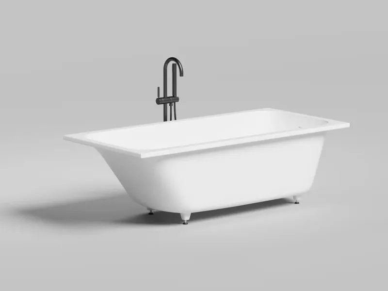 Ванна из искусственного камня Salini Orlanda Kit S-Stone 102126MRF 170x80см RAL полностью
