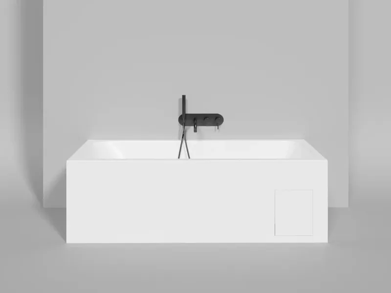 Ванна из искусственного камня Salini Orlanda Kit S-Stone 102126MRF 170x80см RAL полностью