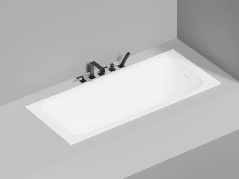 Ванна из искусственного камня Salini Orlanda Kit S-Stone 102122MRH 180x80см RAL снаружи