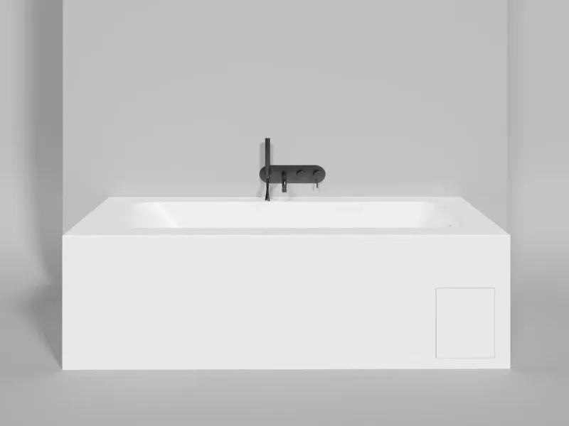 Ванна из искусственного камня Salini Orlanda Plus S-Sense 102014M 190x100см белый матовый