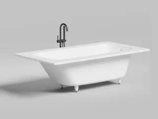 Ванна из искусственного камня Salini Orlanda Plus S-Sense 102014M 190x100см белый матовый Ванна из искусственного камня Salini Orlanda Plus S-Sense 102014M 190x100см белый матовый