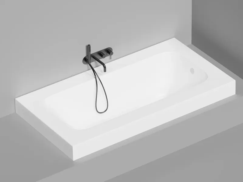 Ванна из искусственного камня Salini Orlanda Plus S-Sense 102014M 190x100см белый матовый
