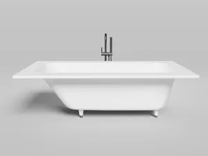 Ванна из искусственного камня Salini Orlanda Plus Kit S-Stone 102124MRH 190x100см RAL снаружи