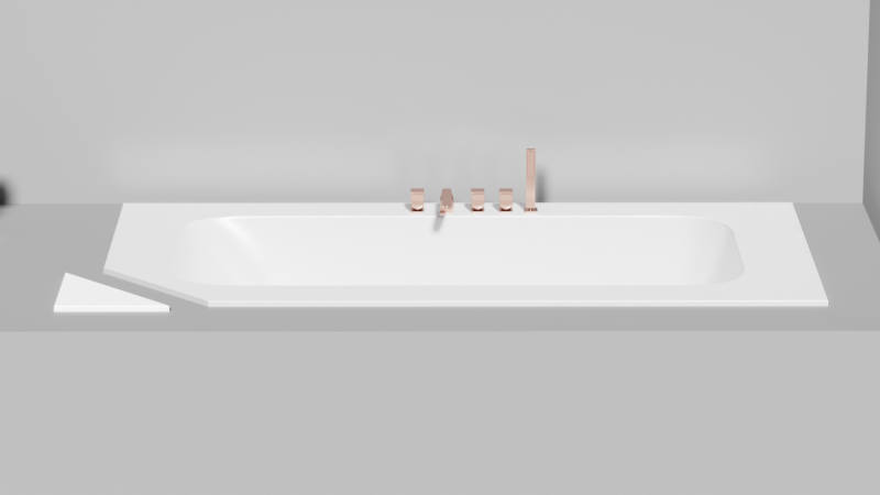 Ванна из искусственного камня Salini Orlanda Plus S-Stone 102024MRF 190x100см RAL полностью