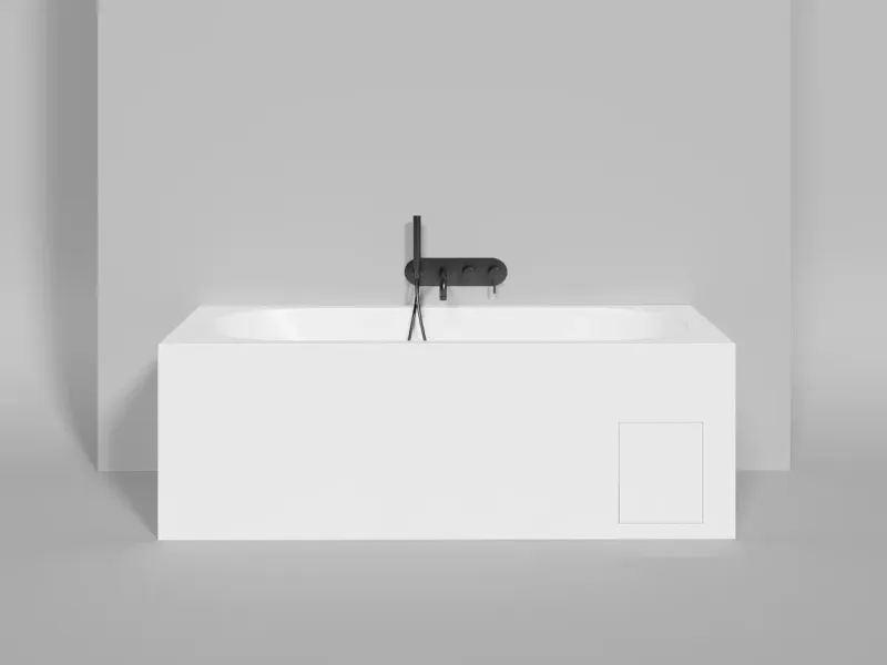 Ванна из искусственного камня Salini Ornella S-Sense 102313GRF 170x70см RAL полностью